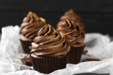 Lezzetli çikolata cupcakes