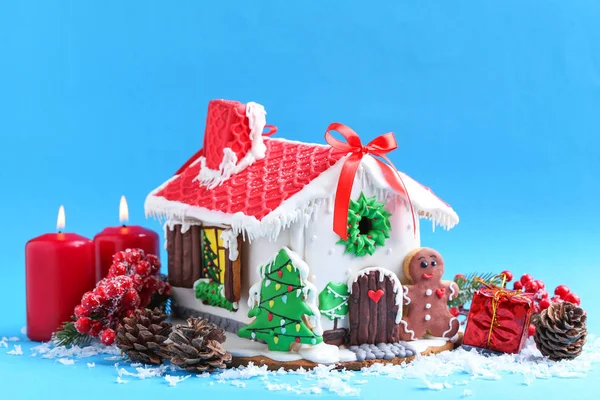 Christmas gingerbread house — Stock Photo, Image