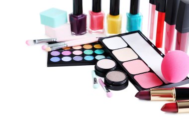 Farklı makyaj kozmetik 