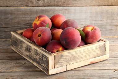 Tatlı nektarin içinde krater