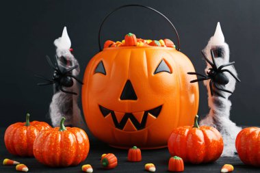 Cadılar Bayramı Balkabağı şekerleri ile  