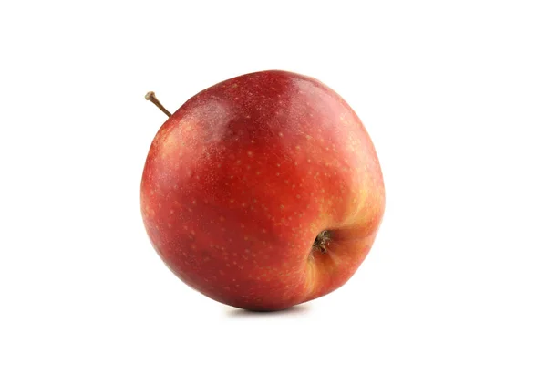 Manzana roja aislada sobre fondo blanco — Foto de Stock