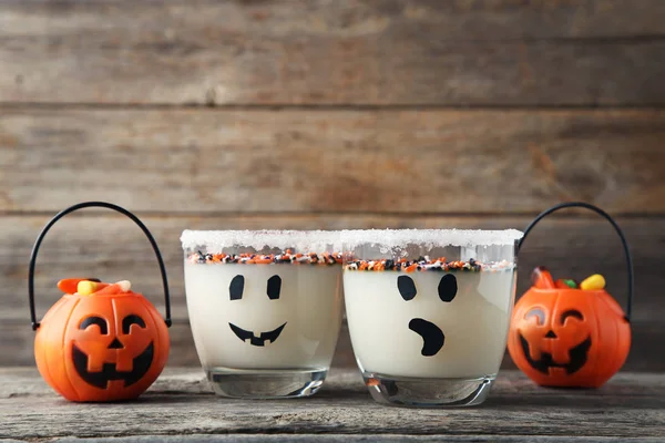 Jalea de Halloween en vasos — Foto de Stock