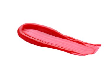 Dudak parlatıcısı beyaz arkaplanda izole edildi