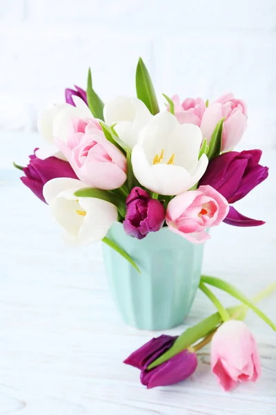 Hermoso ramo de tulipanes —  Fotos de Stock
