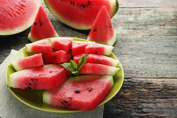 Scheiben Wassermelonen aus nächster Nähe — Stockfoto
