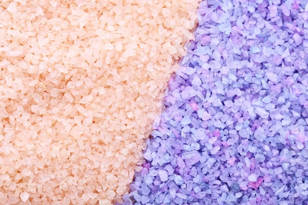 Бежева і фіолетова морська сіль — стокове фото