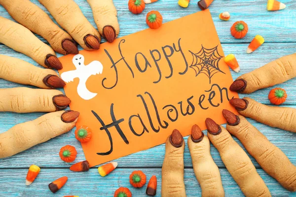 Cadılar Bayramı parmak kurabiye   