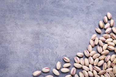 Antep fıstığı gri ahşap tablo