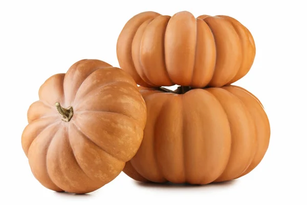 Orange pumpkins isolated — Stock Photo, Image