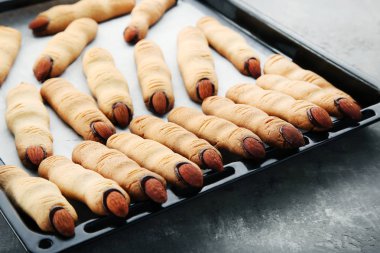 Cadılar Bayramı parmak kurabiye