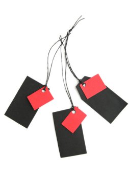 İzole siyah Satılık Etiketler 