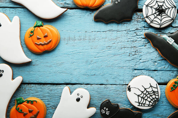 Halloween gingerbread cookies 