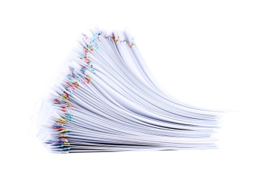 ATAÇ ile kağıt yığını