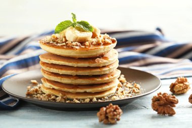 Ceviz ve muz ile lezzetli gözleme 