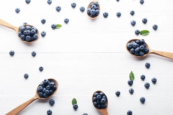 Reife rohe Blaubeeren — Stockfoto