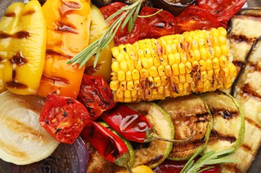 Izgara lezzetli sebze