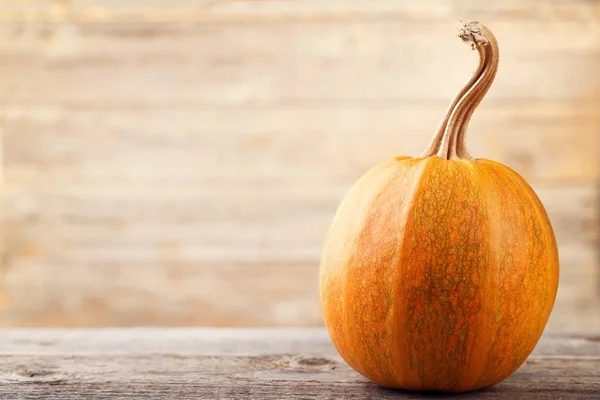 Abóbora laranja na mesa — Fotografia de Stock