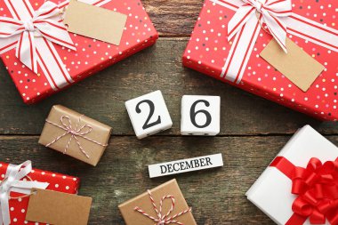 Boks günü konsepti