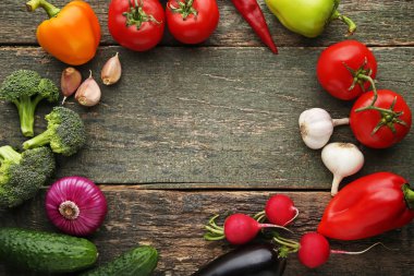 Çerçeve çeşitli sebze
