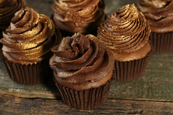 Lekkere chocolade cupcakes — Stockfoto