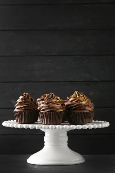 Gustosi cupcake al cioccolato — Foto Stock