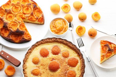 Kayısı reçelli turta