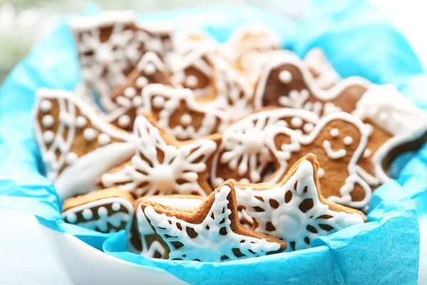 Домашнее рождественское пряничное печенье — стоковое фото