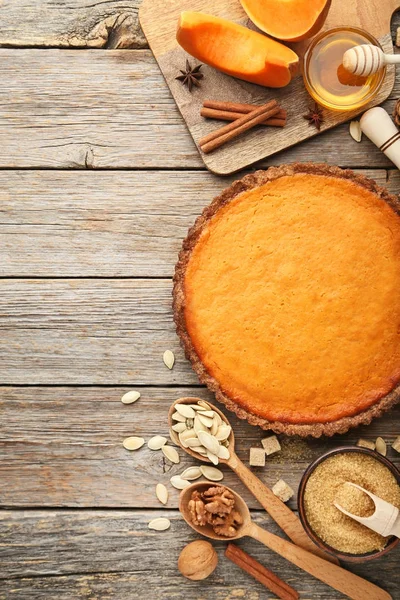 Crostata di zucca con miele — Foto Stock