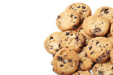 Çikolata parçacıklı kurabiye.