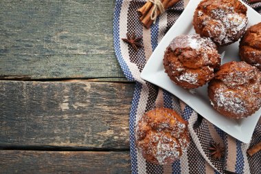 Tarçın ile lezzetli muffins