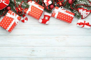 Noel köknar ağacı dalları