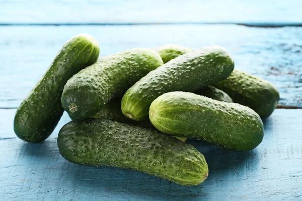 Fresh green cucumbers — Stock Photo, Image