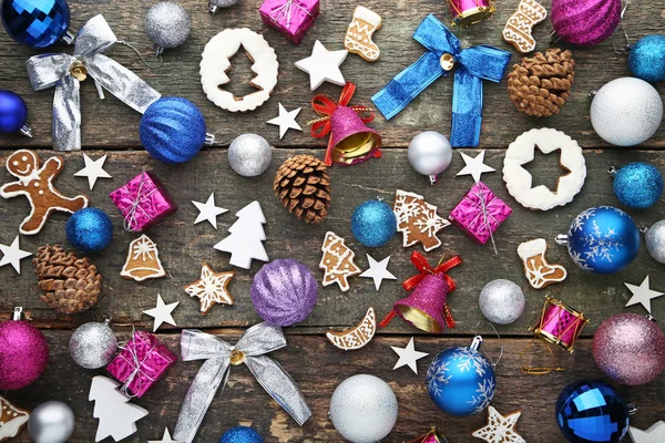 Natale decorazioni lucide — Foto Stock