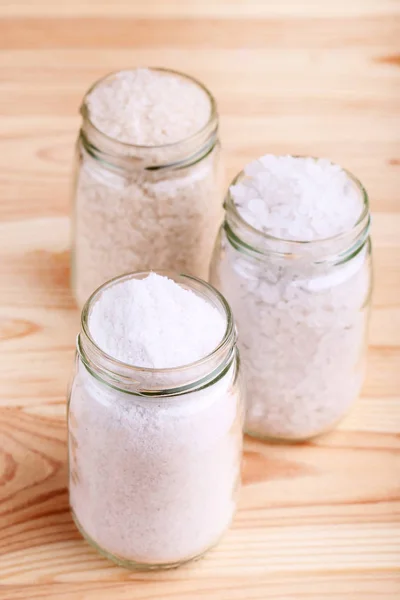 Glass salt shakers — Stock Photo, Image