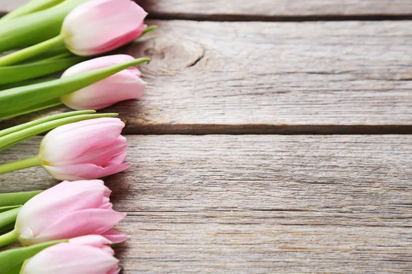 Strauß rosa Tulpen — Stockfoto