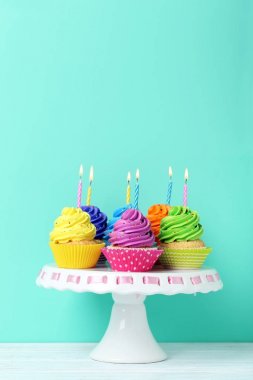 Lezzetli tatlı kek krem