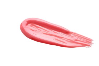 Dudak parlatıcısı beyaz arkaplanda izole edildi