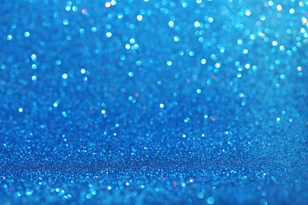 Luci blu bokeh — Foto Stock