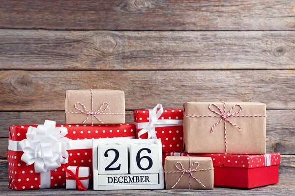 Hediyelik kutu küp takvim ile