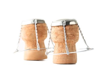 Şampanya mantar kapaklar ile