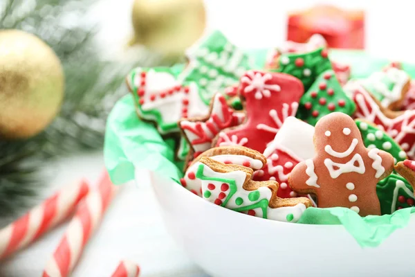 Homemade christmas gingerbread cookies — Stock Photo, Image