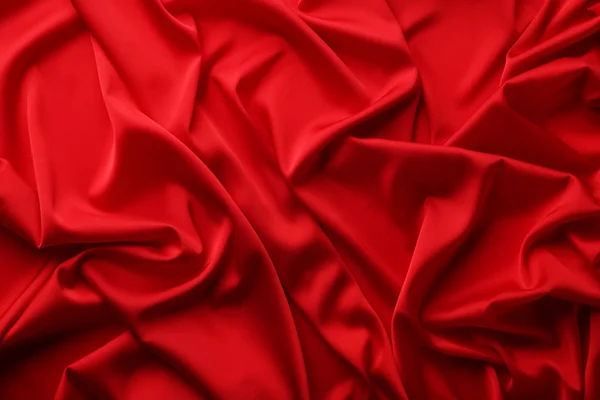 Background of red  fabric — Stock Photo, Image