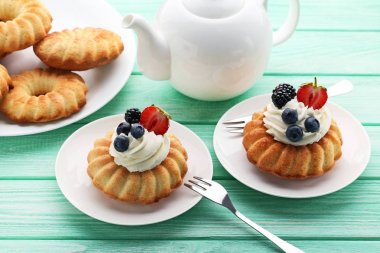 Lezzetli ev yapımı kekler