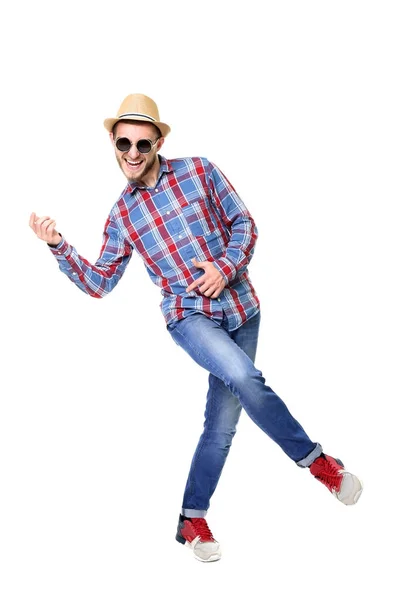 Jeune homme avec lunettes de soleil — Photo