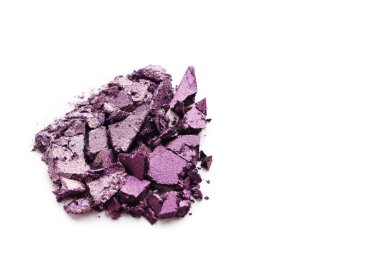 Beyaz bir arka plan üzerinde izole makyaj göz farı