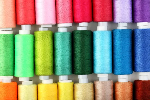 Background Colourful Thread Spools — Stock Photo, Image