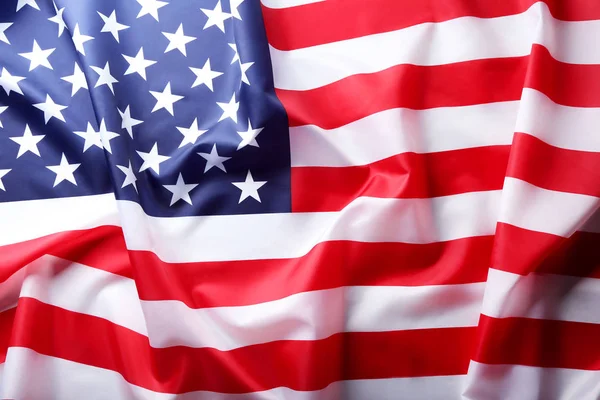 Bandeira Americana Fundo Close — Fotografia de Stock