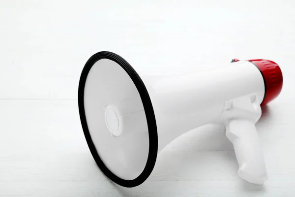 Megafone Isolado Fundo Branco — Fotografia de Stock