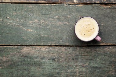 Kahve gri ahşap tablo